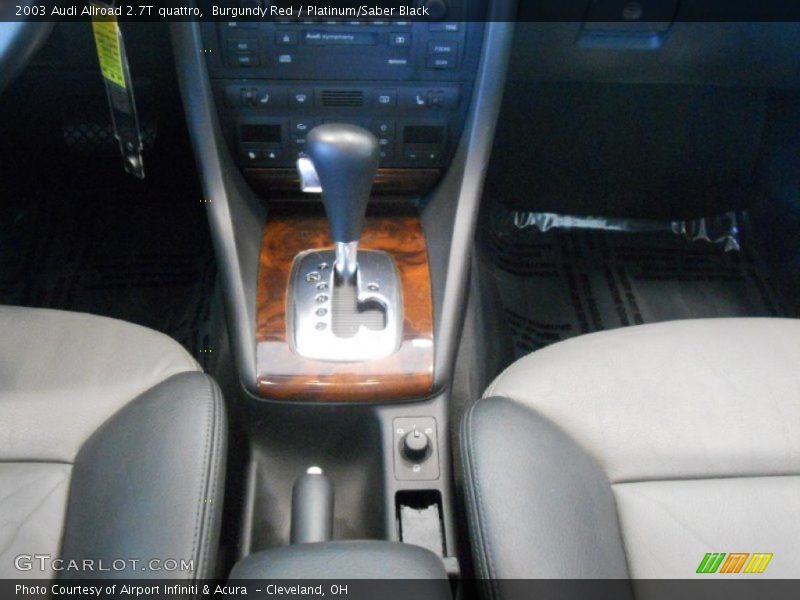 Burgundy Red / Platinum/Saber Black 2003 Audi Allroad 2.7T quattro