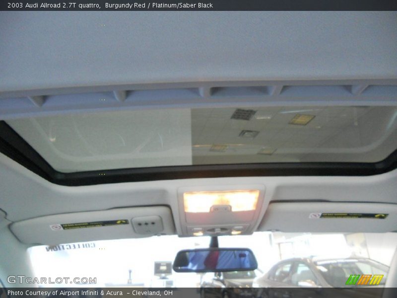 Burgundy Red / Platinum/Saber Black 2003 Audi Allroad 2.7T quattro