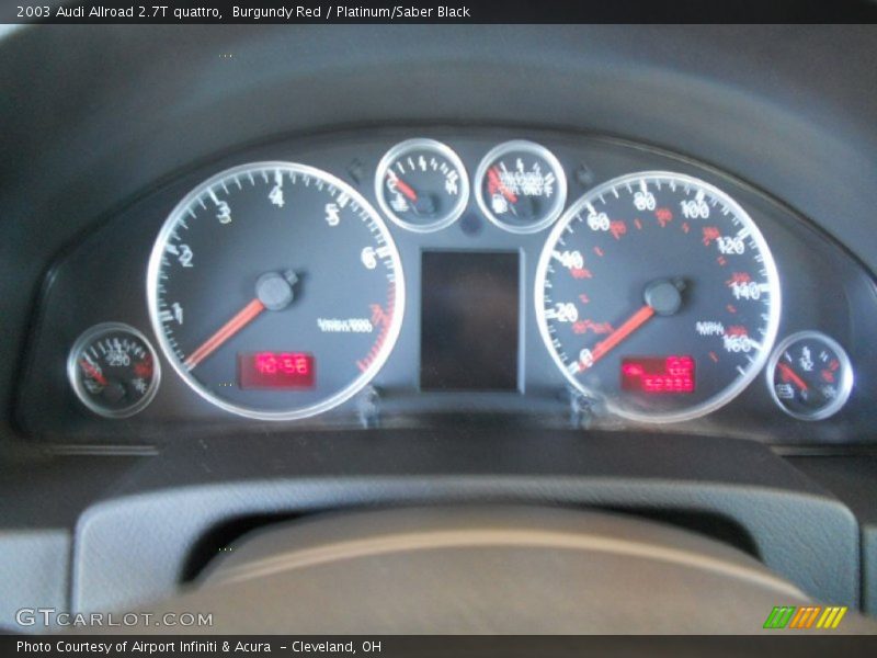 Burgundy Red / Platinum/Saber Black 2003 Audi Allroad 2.7T quattro