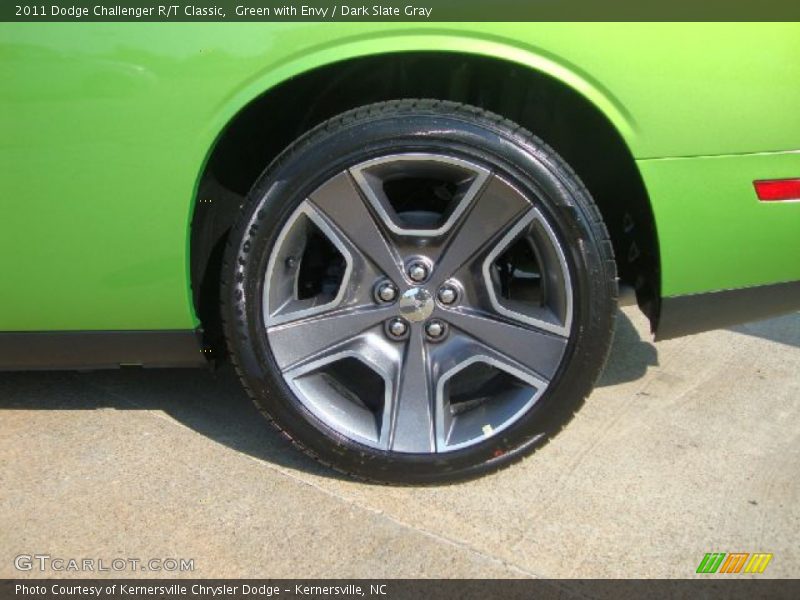 Green with Envy / Dark Slate Gray 2011 Dodge Challenger R/T Classic