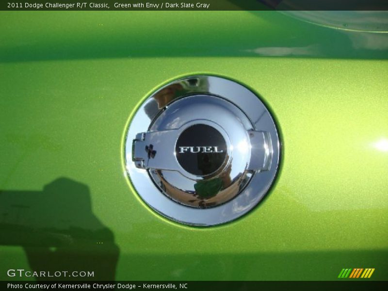 Green with Envy / Dark Slate Gray 2011 Dodge Challenger R/T Classic