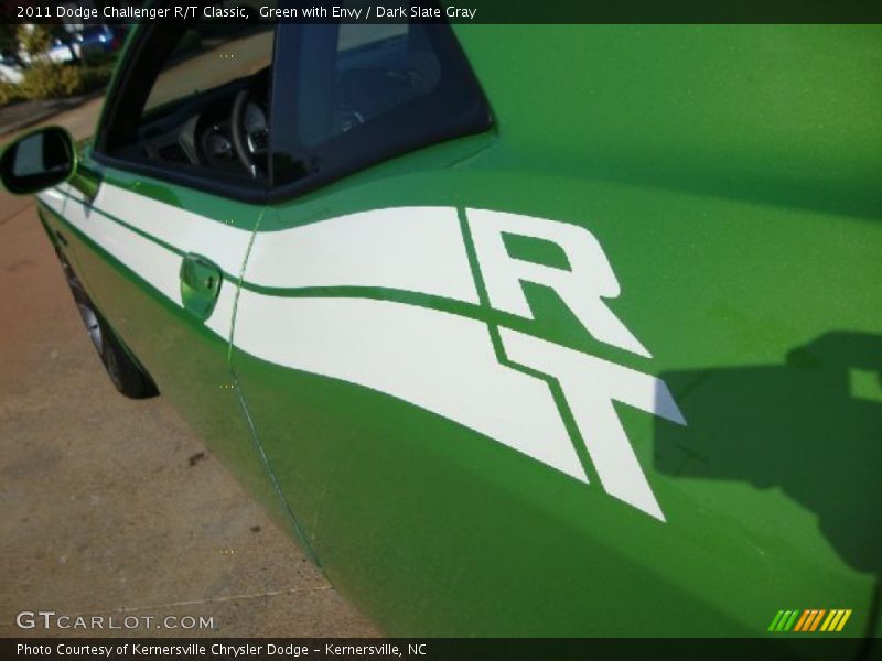 Green with Envy / Dark Slate Gray 2011 Dodge Challenger R/T Classic