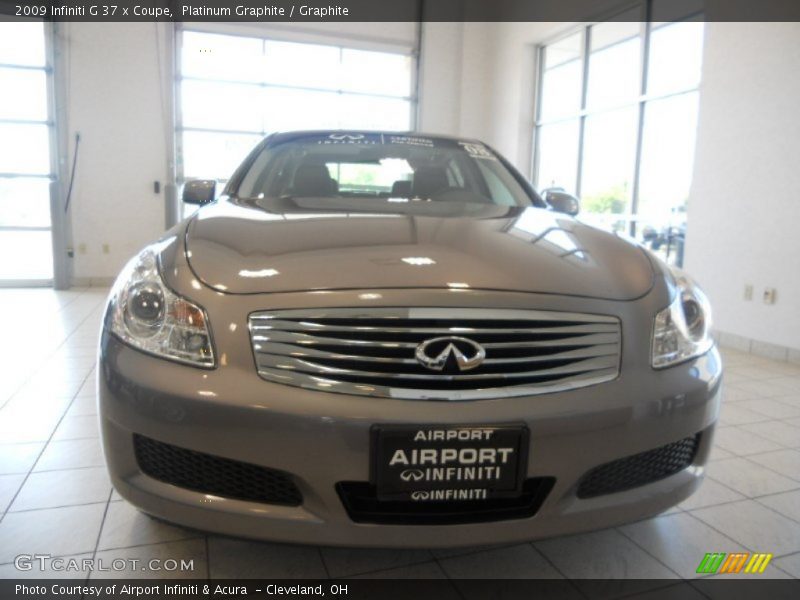Platinum Graphite / Graphite 2009 Infiniti G 37 x Coupe