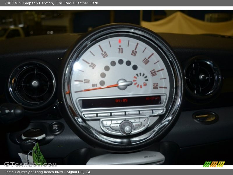 Chili Red / Panther Black 2008 Mini Cooper S Hardtop