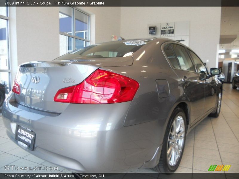 Platinum Graphite / Graphite 2009 Infiniti G 37 x Coupe