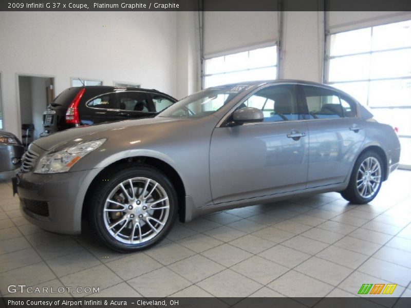 Platinum Graphite / Graphite 2009 Infiniti G 37 x Coupe