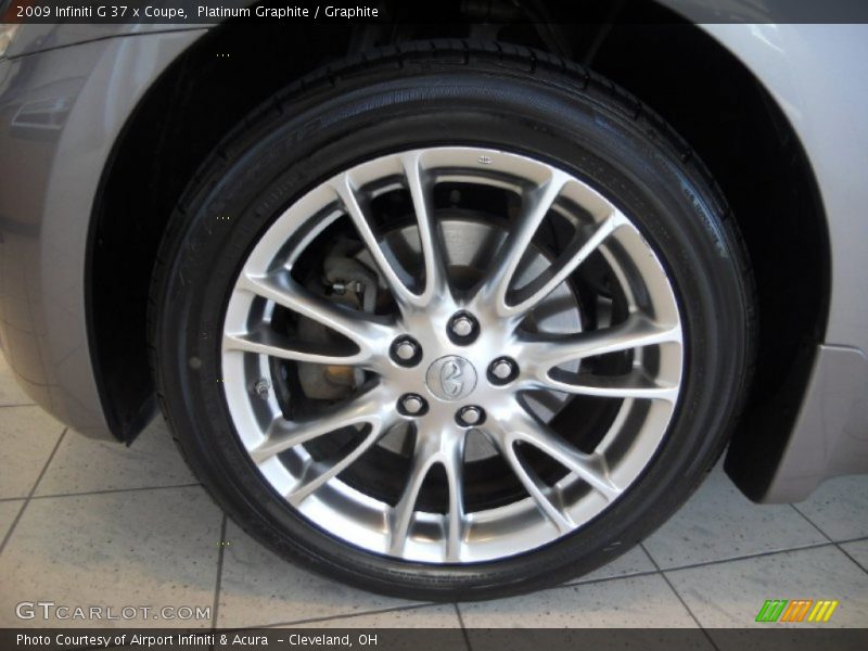 Platinum Graphite / Graphite 2009 Infiniti G 37 x Coupe