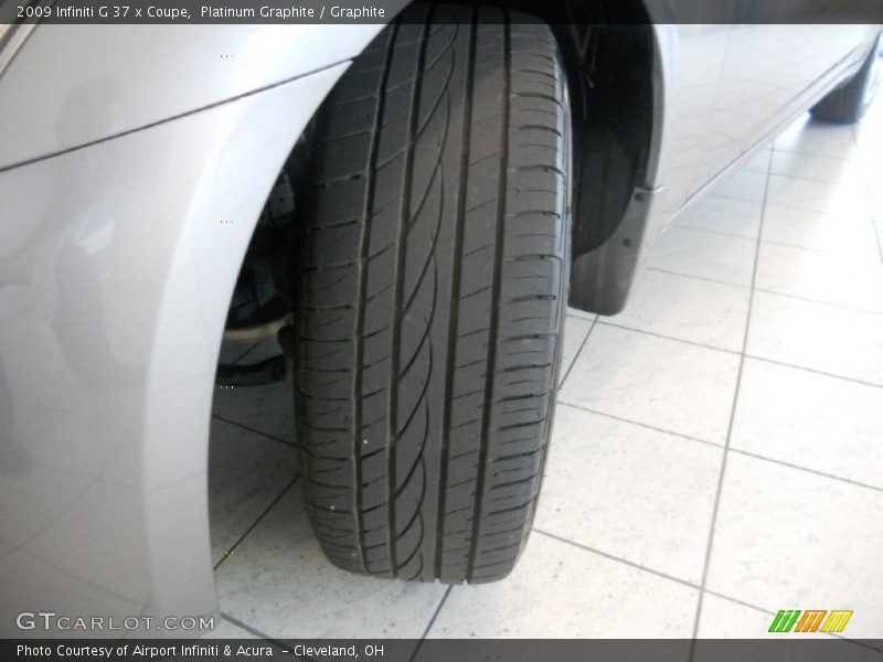 Platinum Graphite / Graphite 2009 Infiniti G 37 x Coupe