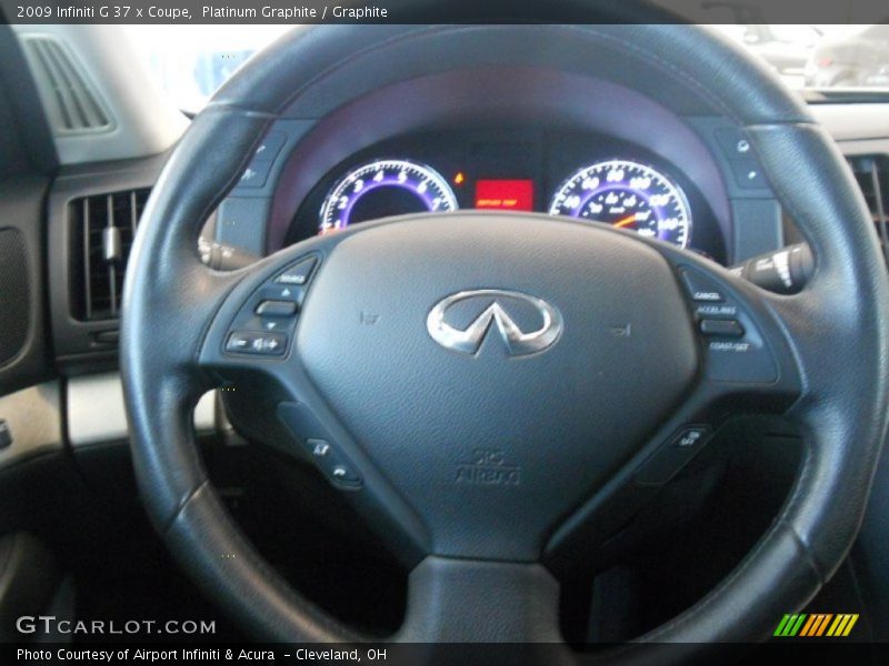Platinum Graphite / Graphite 2009 Infiniti G 37 x Coupe