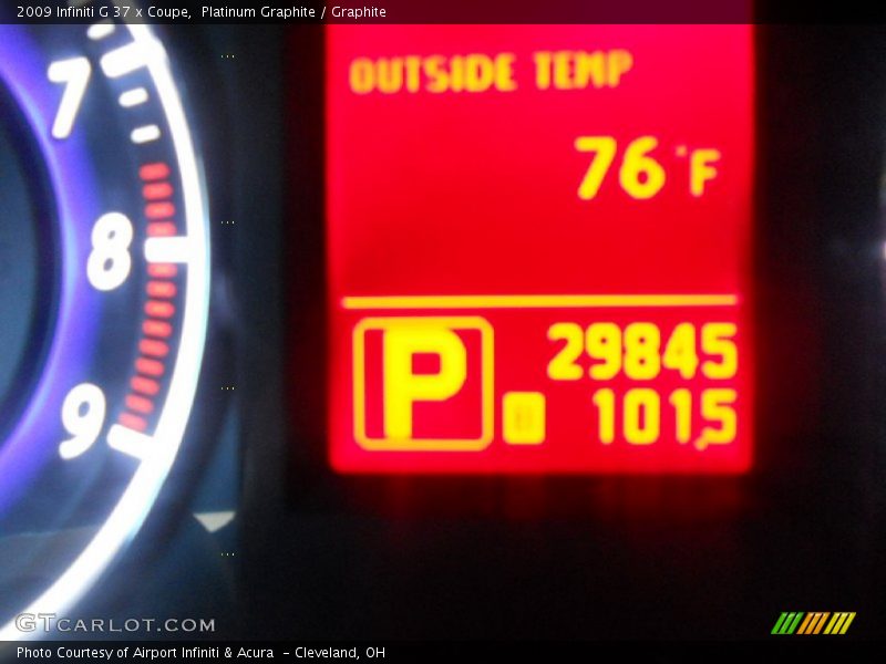 Platinum Graphite / Graphite 2009 Infiniti G 37 x Coupe