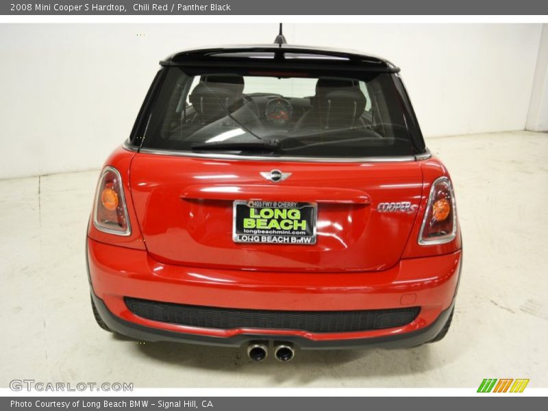 Chili Red / Panther Black 2008 Mini Cooper S Hardtop