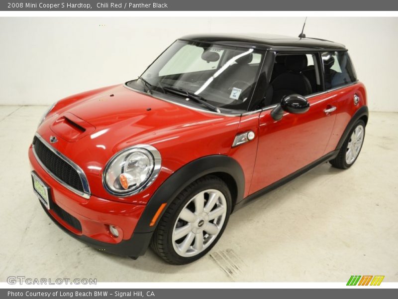 Chili Red / Panther Black 2008 Mini Cooper S Hardtop