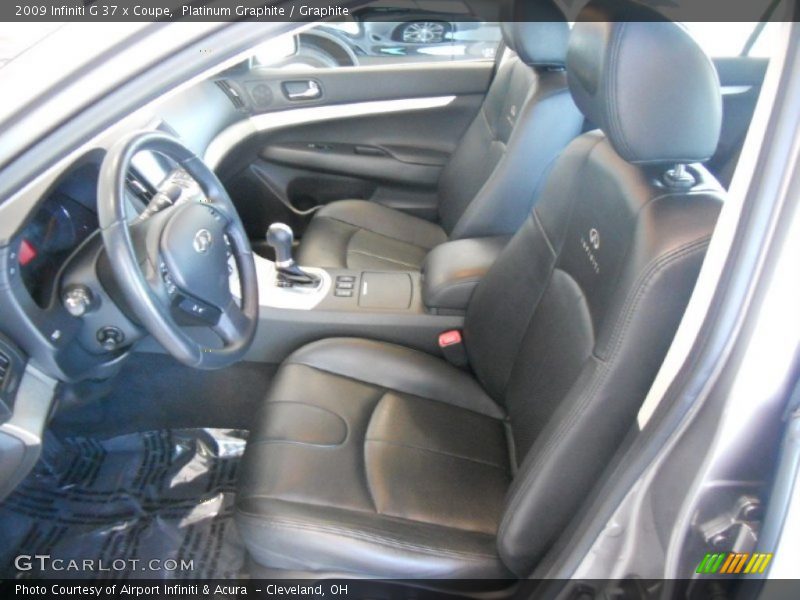 Platinum Graphite / Graphite 2009 Infiniti G 37 x Coupe