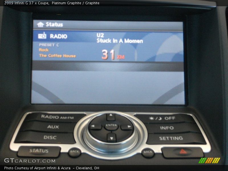 Platinum Graphite / Graphite 2009 Infiniti G 37 x Coupe