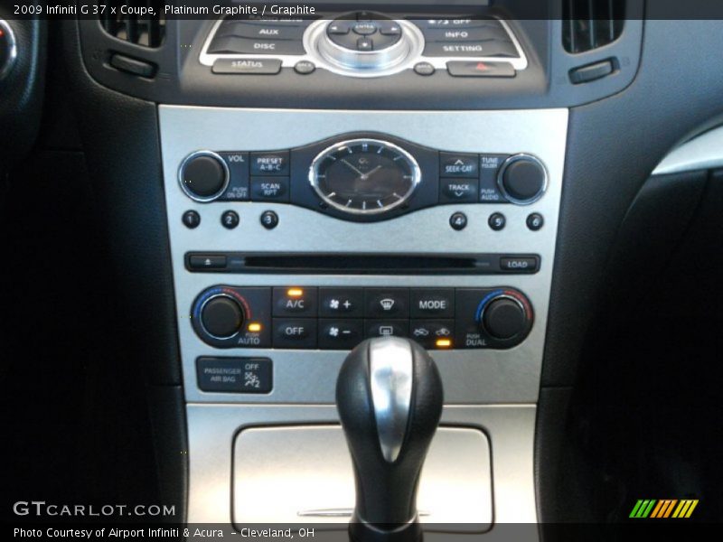 Platinum Graphite / Graphite 2009 Infiniti G 37 x Coupe