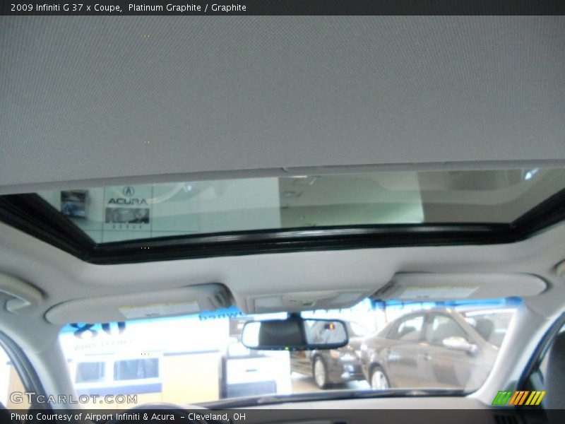 Platinum Graphite / Graphite 2009 Infiniti G 37 x Coupe