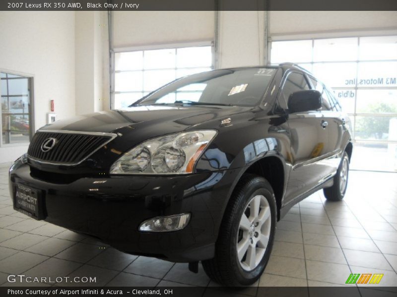 Black Onyx / Ivory 2007 Lexus RX 350 AWD