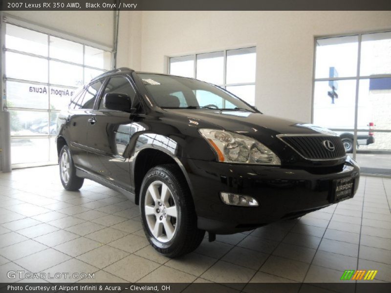 Black Onyx / Ivory 2007 Lexus RX 350 AWD