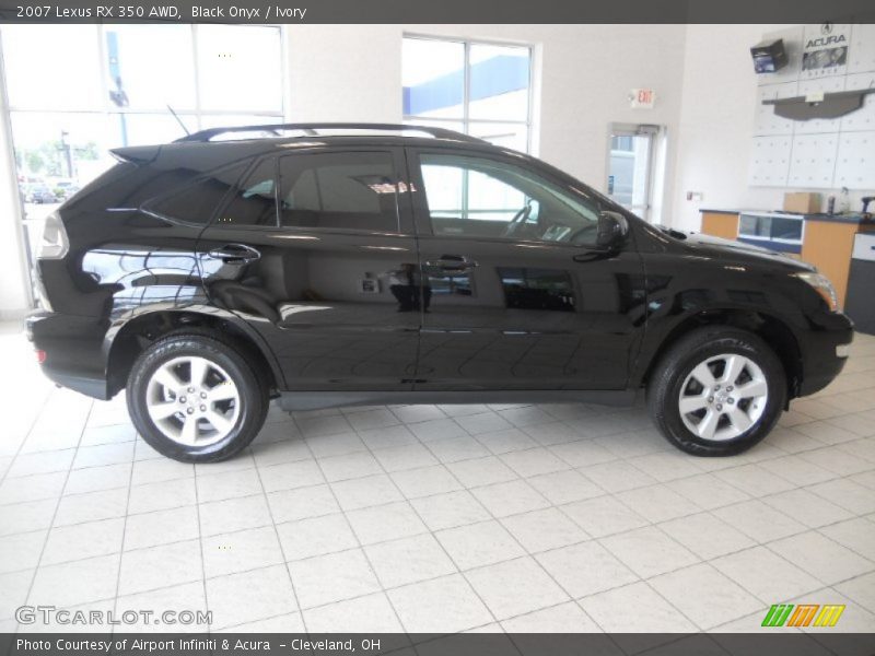 Black Onyx / Ivory 2007 Lexus RX 350 AWD