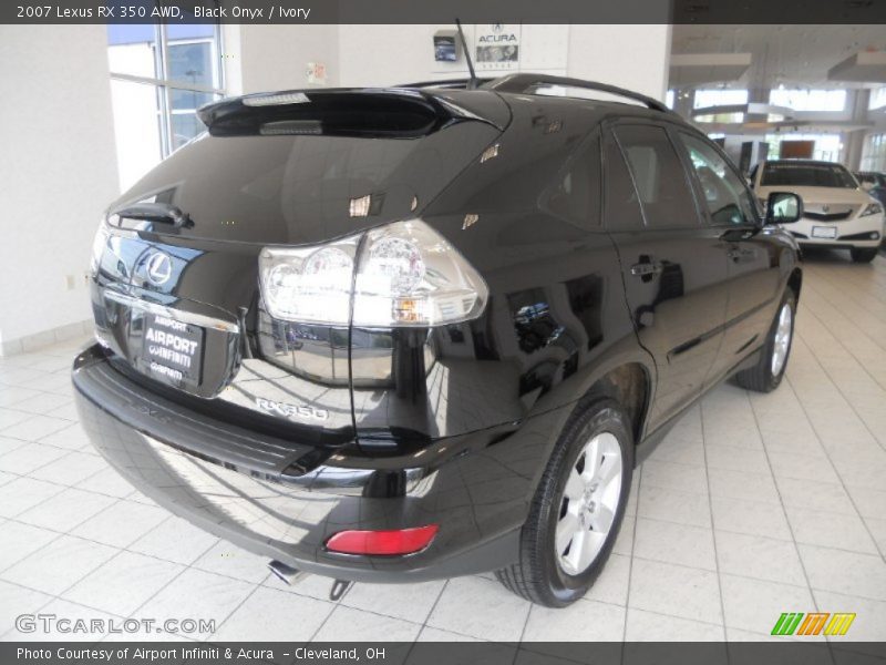 Black Onyx / Ivory 2007 Lexus RX 350 AWD