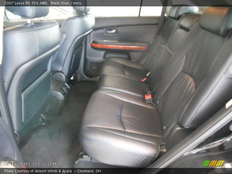 Black Onyx / Ivory 2007 Lexus RX 350 AWD