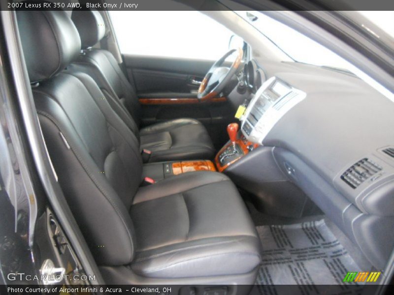 Black Onyx / Ivory 2007 Lexus RX 350 AWD