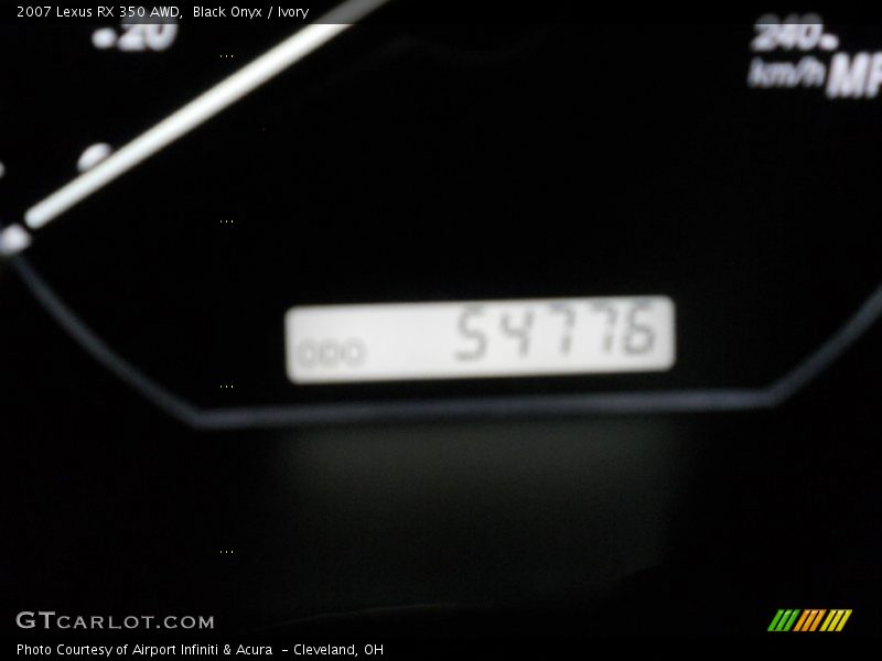 Black Onyx / Ivory 2007 Lexus RX 350 AWD