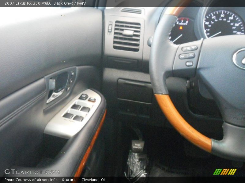Black Onyx / Ivory 2007 Lexus RX 350 AWD