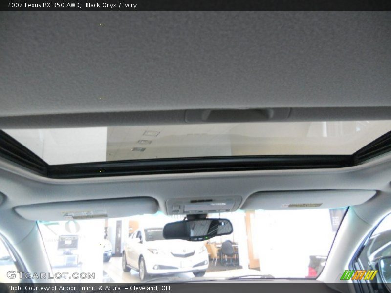 Black Onyx / Ivory 2007 Lexus RX 350 AWD