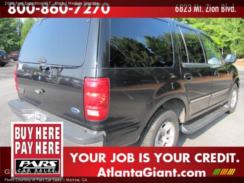 Black / Medium Graphite 2000 Ford Expedition XLT