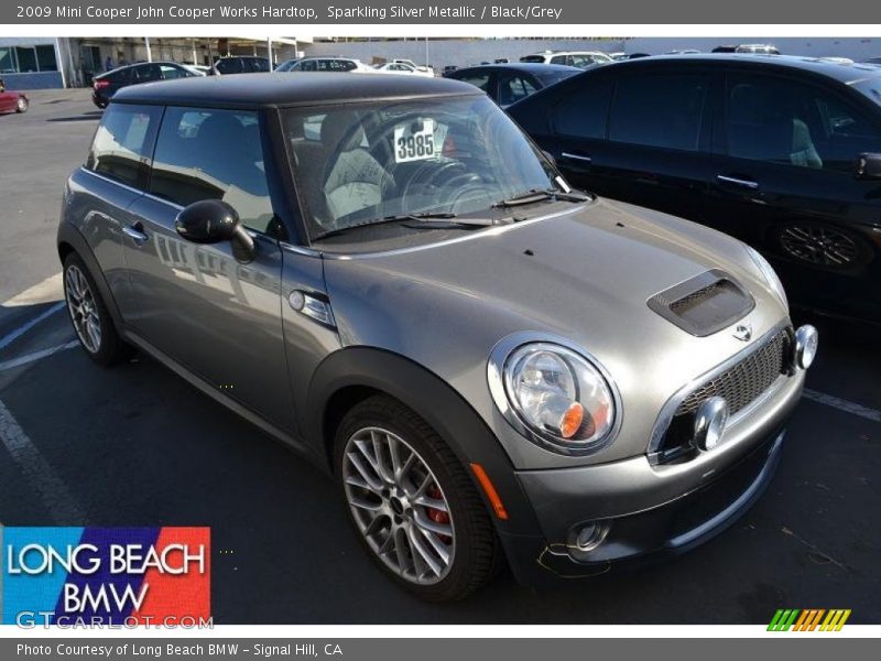 Sparkling Silver Metallic / Black/Grey 2009 Mini Cooper John Cooper Works Hardtop