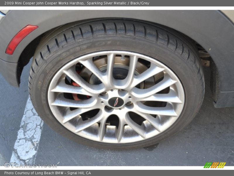 Sparkling Silver Metallic / Black/Grey 2009 Mini Cooper John Cooper Works Hardtop