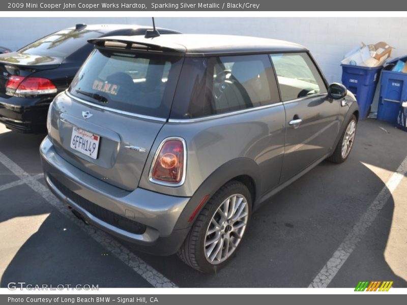 Sparkling Silver Metallic / Black/Grey 2009 Mini Cooper John Cooper Works Hardtop