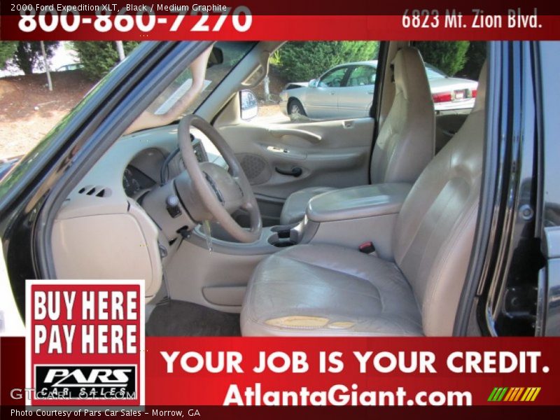 Black / Medium Graphite 2000 Ford Expedition XLT