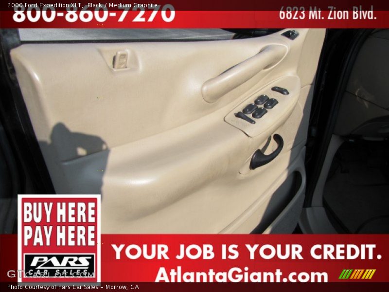 Black / Medium Graphite 2000 Ford Expedition XLT