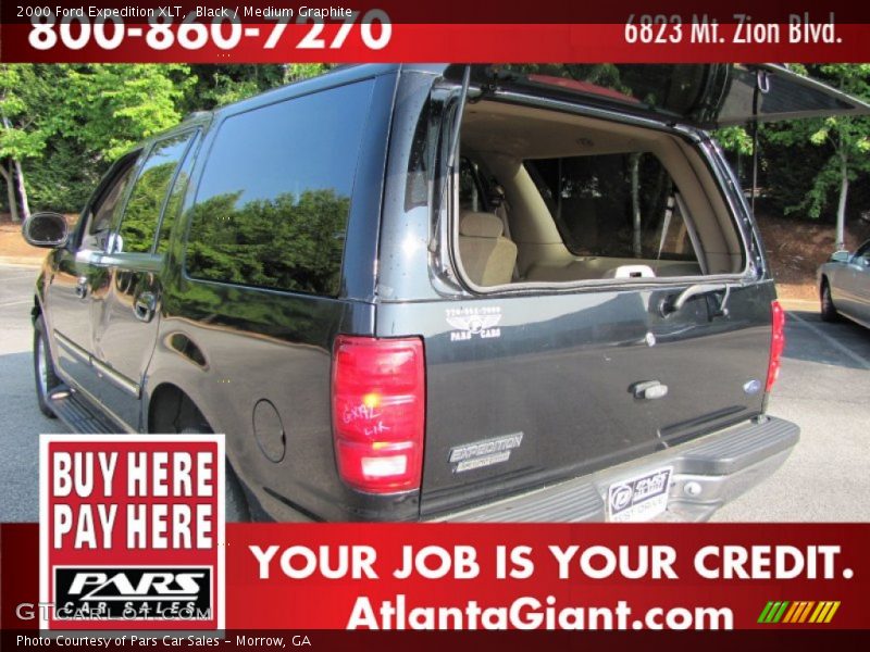 Black / Medium Graphite 2000 Ford Expedition XLT