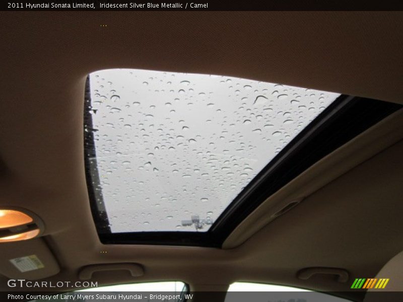 Iridescent Silver Blue Metallic / Camel 2011 Hyundai Sonata Limited