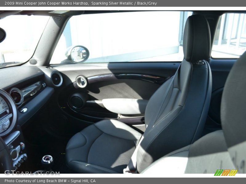 Sparkling Silver Metallic / Black/Grey 2009 Mini Cooper John Cooper Works Hardtop