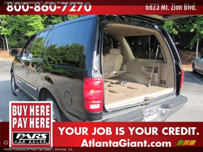 Black / Medium Graphite 2000 Ford Expedition XLT