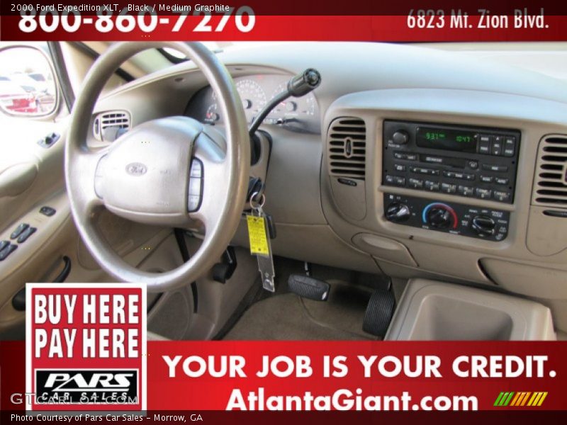 Black / Medium Graphite 2000 Ford Expedition XLT