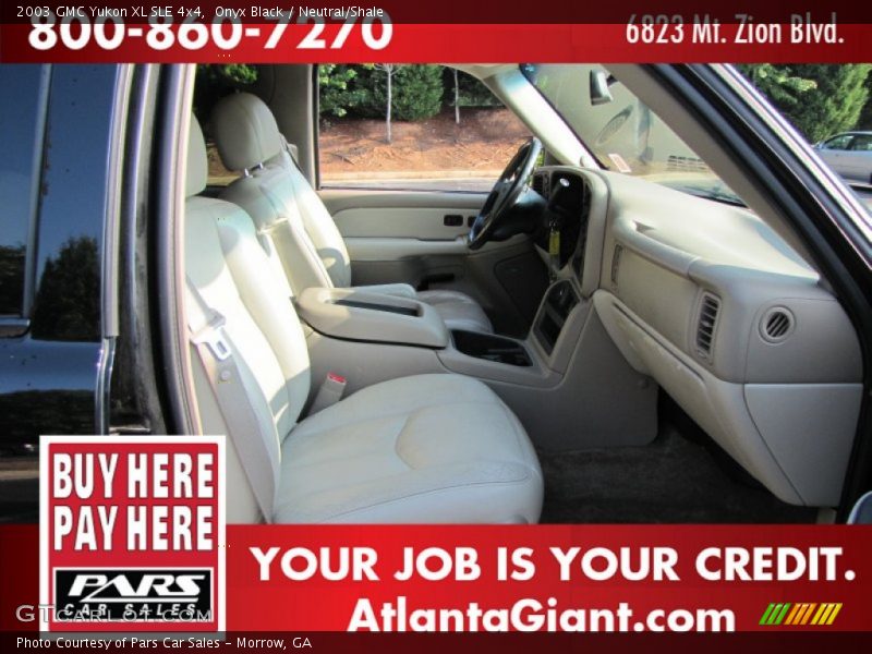 Onyx Black / Neutral/Shale 2003 GMC Yukon XL SLE 4x4