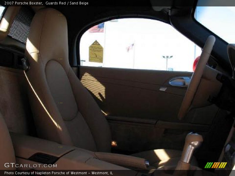 Guards Red / Sand Beige 2007 Porsche Boxster