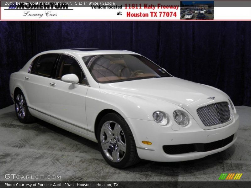 Glacier White / Saddle 2006 Bentley Continental Flying Spur