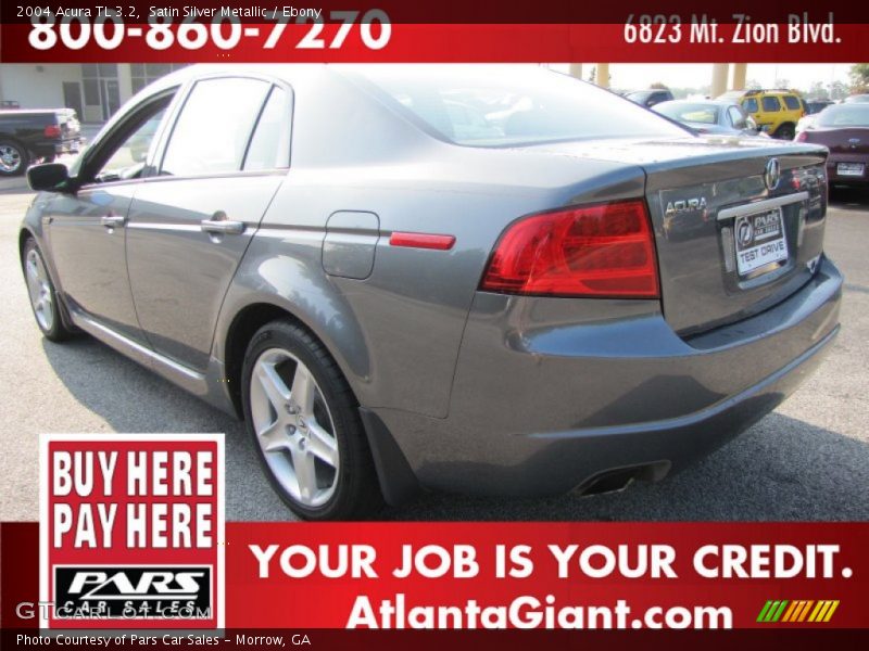 Satin Silver Metallic / Ebony 2004 Acura TL 3.2