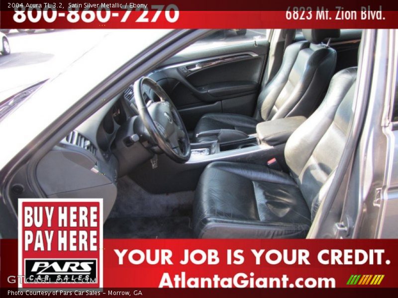 Satin Silver Metallic / Ebony 2004 Acura TL 3.2