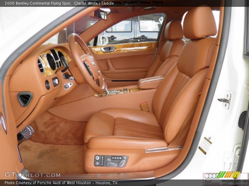 Glacier White / Saddle 2006 Bentley Continental Flying Spur