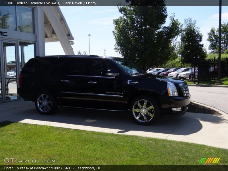 Black Raven / Ebony 2008 Cadillac Escalade ESV AWD