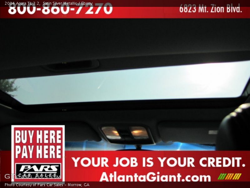Satin Silver Metallic / Ebony 2004 Acura TL 3.2