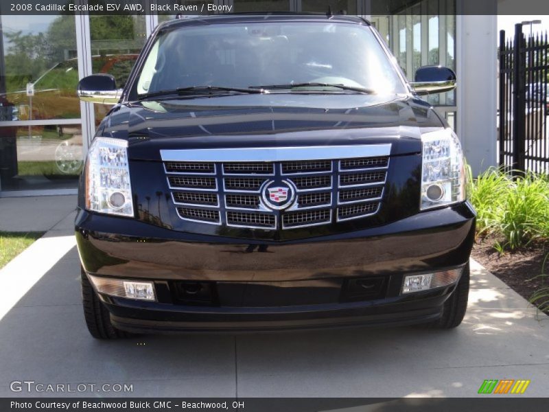 Black Raven / Ebony 2008 Cadillac Escalade ESV AWD