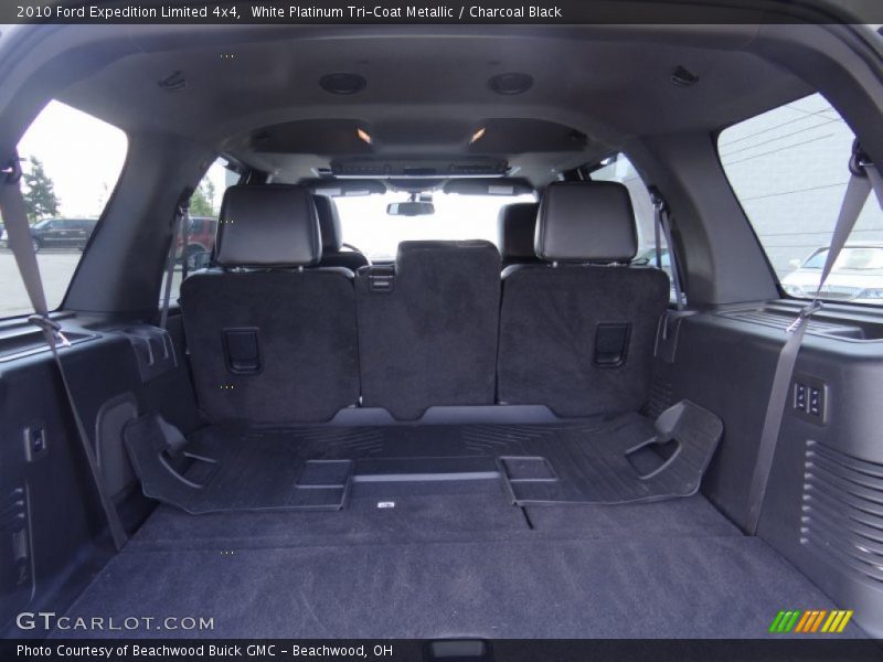 White Platinum Tri-Coat Metallic / Charcoal Black 2010 Ford Expedition Limited 4x4